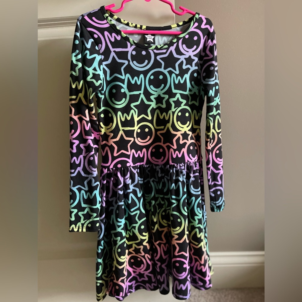 Pixielane twirl dress. Simply soft. Size 7